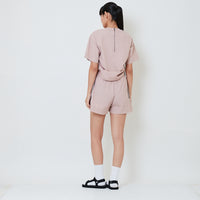 Women Nylon Shorts - Pink - SW2601016B