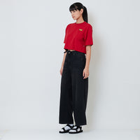 Women Straight Cut Jeans - Black - SW2601029B