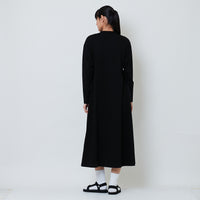 Women Loose Maxi Dress - Black - SW2602050B