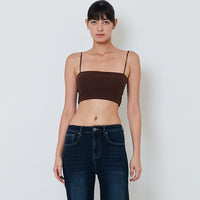 Women Padded Camisole - Brown - SW2602103C