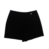 Women Stretch Cotton Skort - Black - SW2603075B