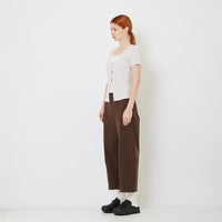 Women Barrel Pants - Brown - SW2606123A