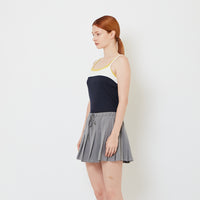 Women Strappy Tank Top - Navy - SW2606130B