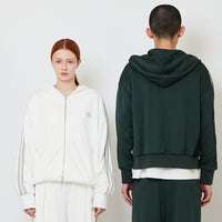 Genderless Hooded Track Jacket - Off White - SW2606146A