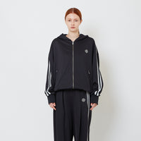 Genderless Hooded Track Jacket - Navy - SW2606146C