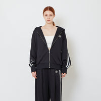 Genderless Hooded Track Jacket - Navy - SW2606146C