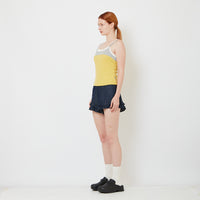Women Ruffle Shorts - Navy - SW2606147A