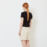 Women Mini T-Shirt - Black - SW2607195D