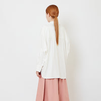 Women Oversized Shirt - Off White - SW2607197A