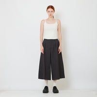 Women Pleated Pants - Dark Grey - SW2607200A