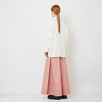Women Elastic Waist Long Pants - Pink - SW2607236B