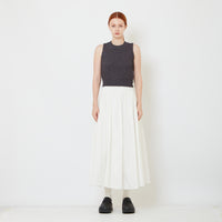 Women Maxi Skirt - Off White - SW2608162A