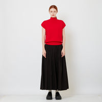 Women Maxi Skirt - Black - SW2608162B