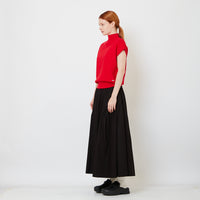 Women Maxi Skirt - Black - SW2608162B
