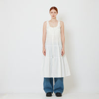 Women Ruffle Tiered Dress - Off White - SW2608172A