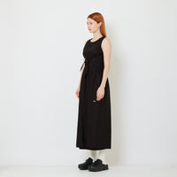 Women Maxi Wrap Dress - Black - SW2609191A