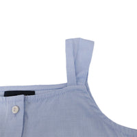 Girl Ruffled Sleeveless Top - Light Blue - SG2301010B