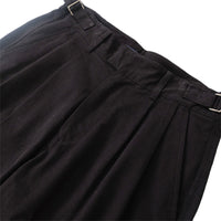 Men Wide Leg Long Pants - Black - SM2212168B