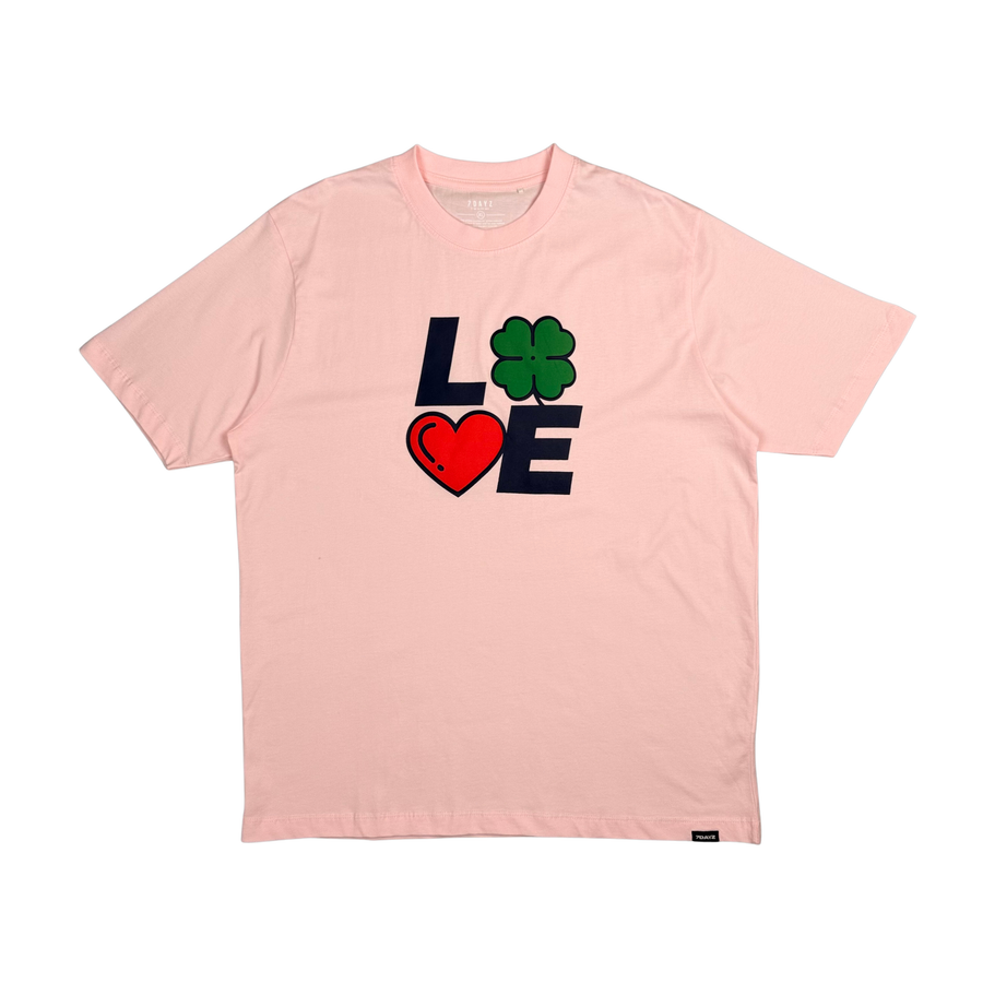 Men Graphic Tee - Light Pink - SM2505073A