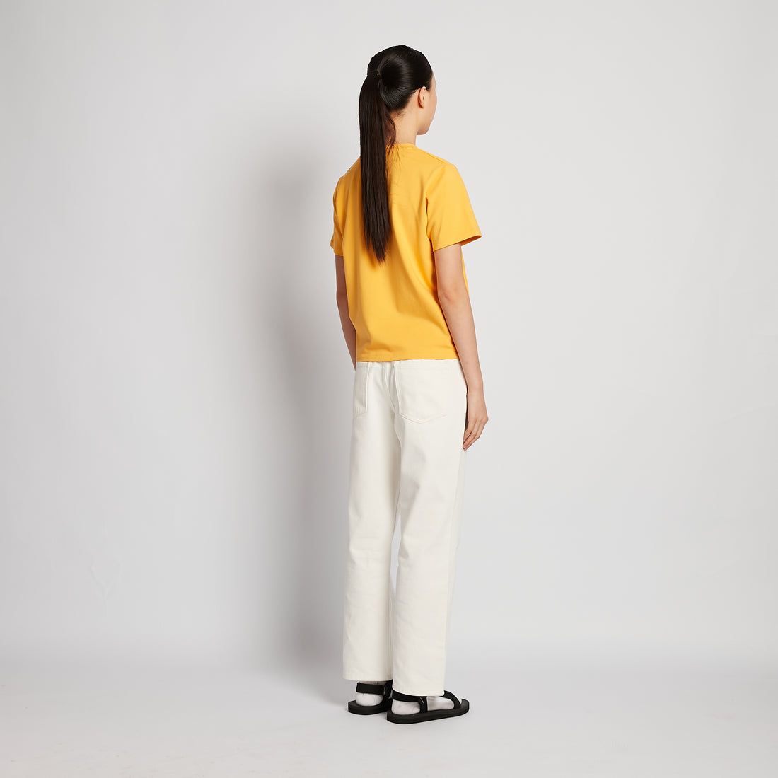 Women Straight Cut Jeans - Off White - SW2512224A