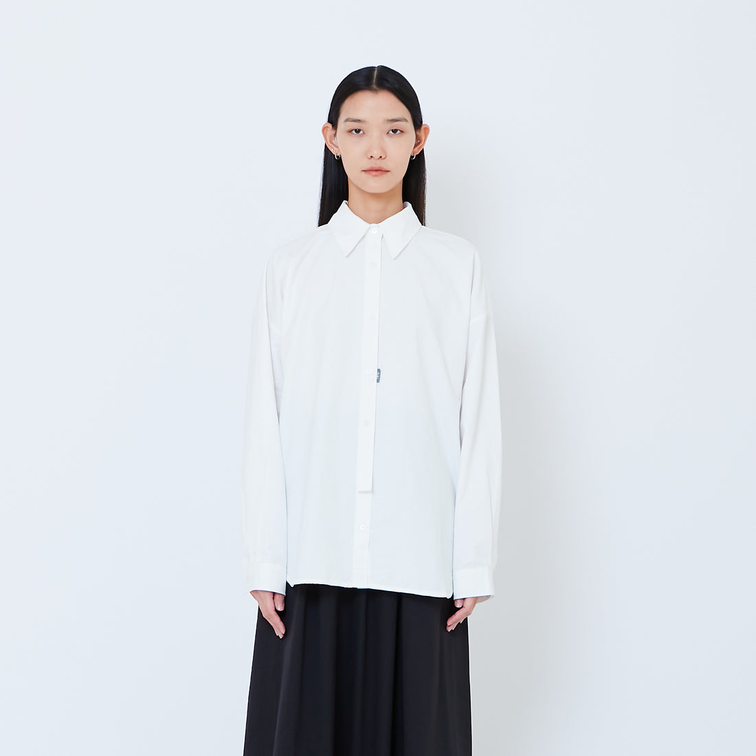 Women Oversized Shirt - Off White - SW2602043A