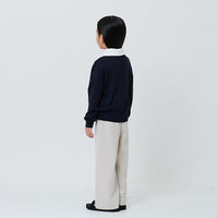 Girl Combined Knit Cardigan - SG2602021