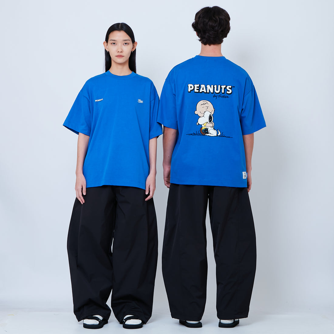 Peanuts Gender Neutral Embroidery Tee - Blue - PU2605002C