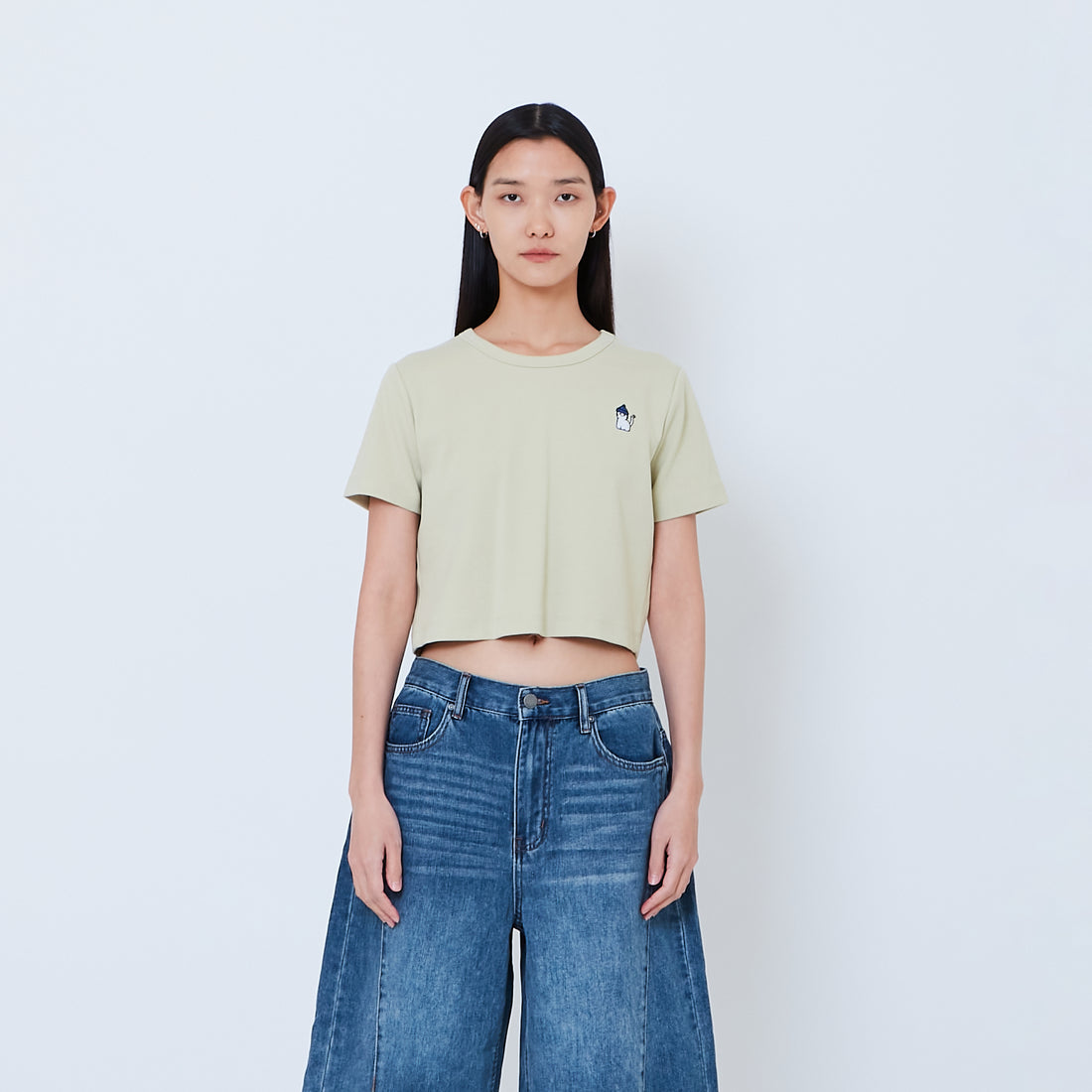 Women Graphic Cropped Top - SW2602039