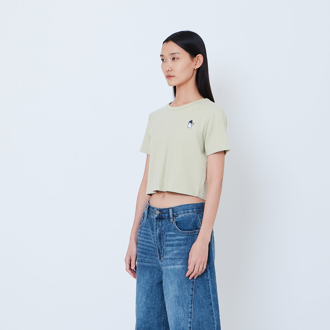 Women Graphic Cropped Top - SW2602039
