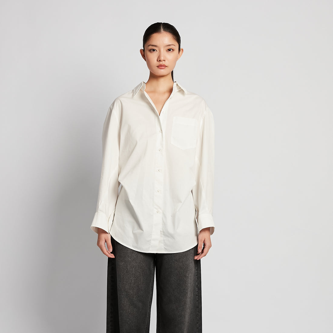 Women Shirt Dress - Light Khaki - SW2511196A