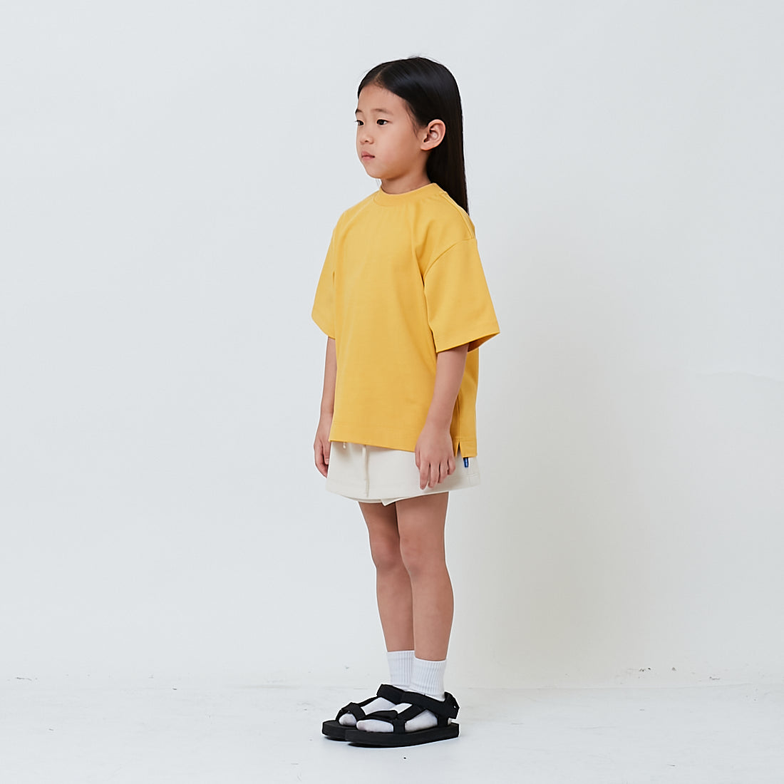 Girl Essential Boxy Top - Yellow - SG2604038B