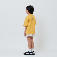 Girl Essential Boxy Top - Yellow - SG2604038B