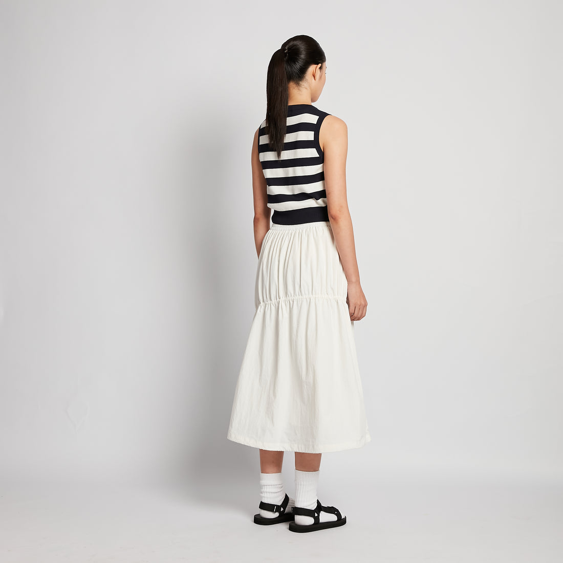 Women Maxi Skirt - Off White - SW2512218A
