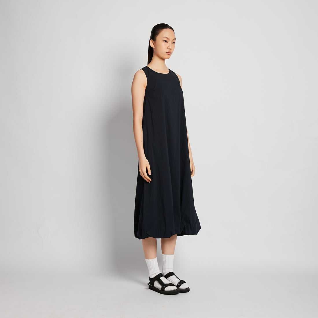 Women Loose Maxi Dress - Navy - SW2512219B