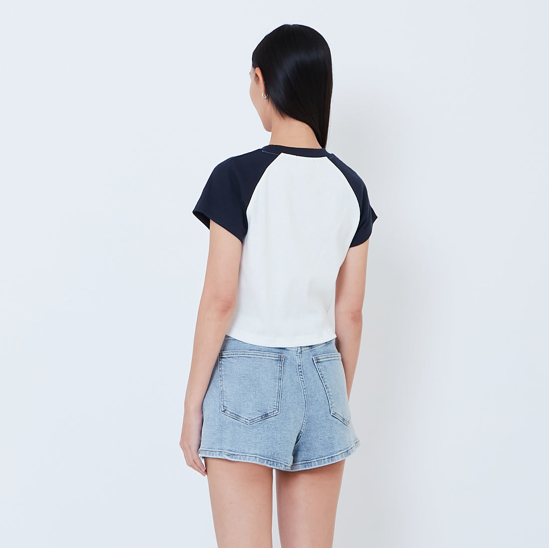 Women Raglan Cropped Top - SW2603063