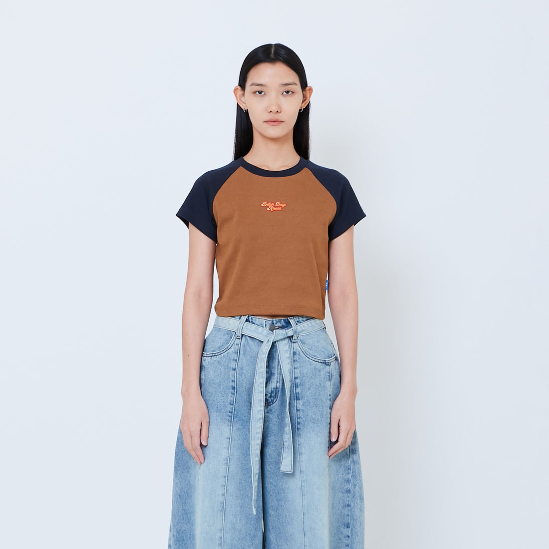 Women Raglan Cropped Top - SW2603063