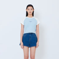 Women Raglan Cropped Top - SW2603063