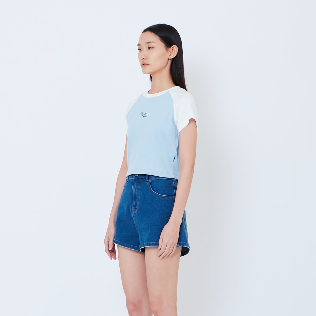 Women Raglan Cropped Top - SW2603063