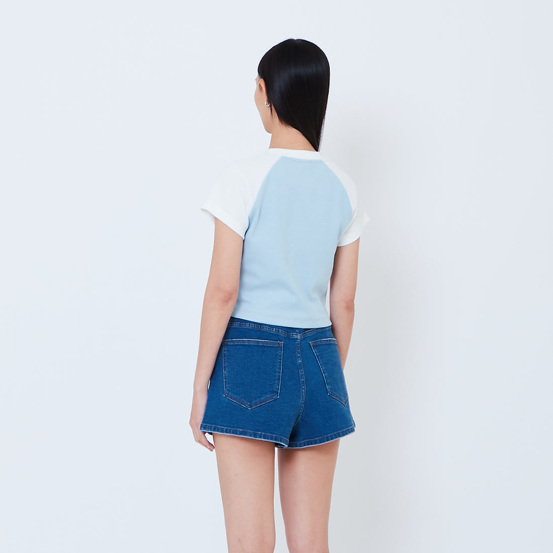 Women Raglan Cropped Top - SW2603063