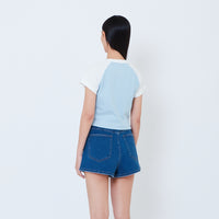 Women Raglan Cropped Top - SW2603063