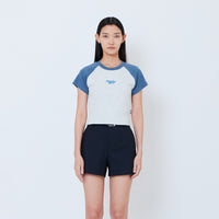 Women Raglan Cropped Top - SW2603063