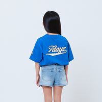 Peanuts Kids Embroidery Tee - Blue - PK2605001B