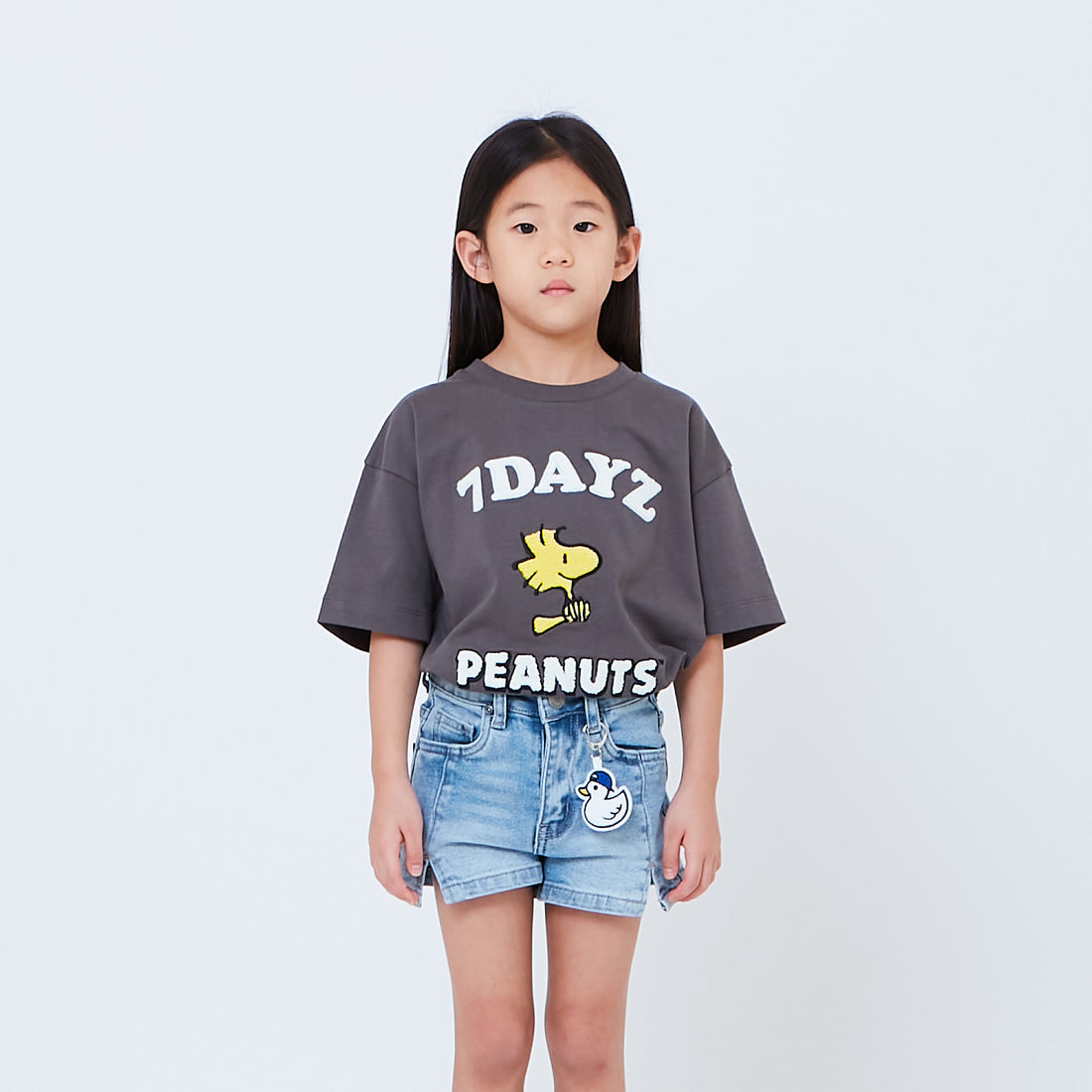 Peanuts Kids Embroidery Tee - Metal - PK2605001C