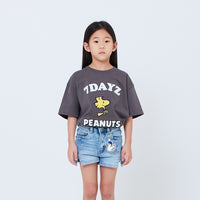 Peanuts Kids Embroidery Tee - Metal - PK2605001C