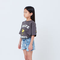 Peanuts Kids Embroidery Tee - Metal - PK2605001C