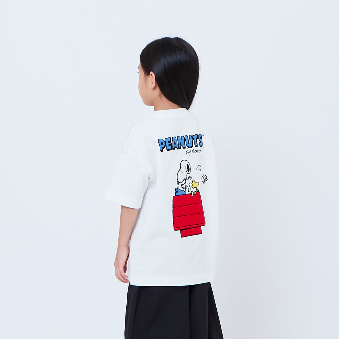 Peanuts Kids Embroidery Tee - Off White - PK2605002A