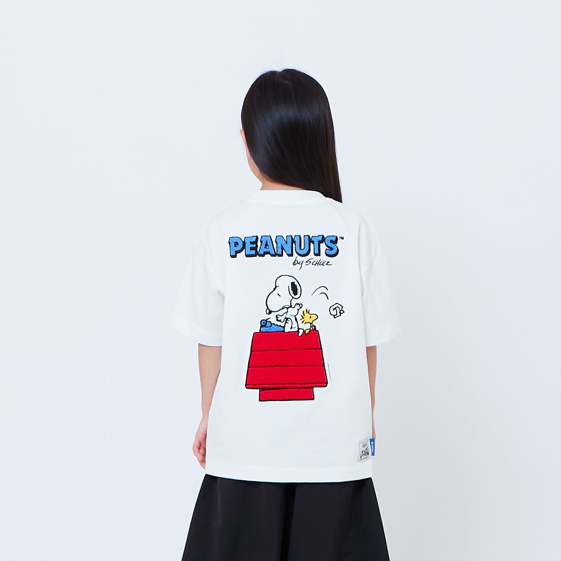 Peanuts Kids Embroidery Tee - Off White - PK2605002A