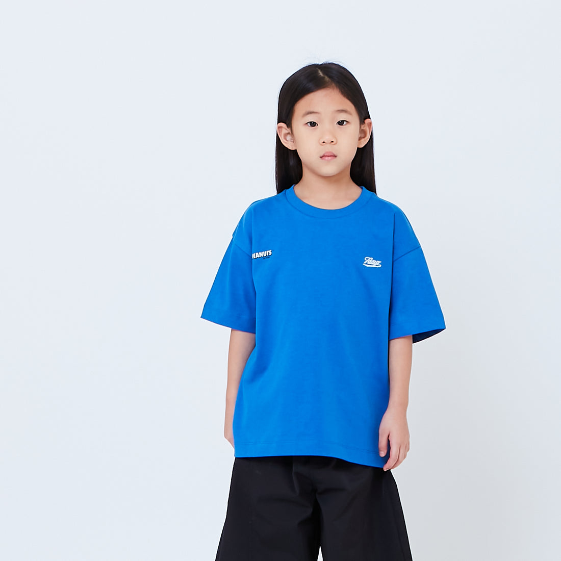Peanuts Kids Embroidery Tee - Blue - PK2605002C