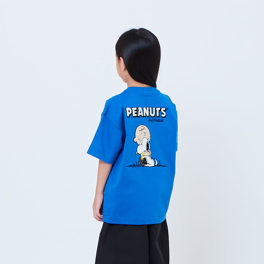 Peanuts Kids Embroidery Tee - Blue - PK2605002C
