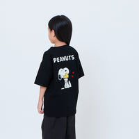 Peanuts Kids Embroidery Tee - Black - PK2605002D